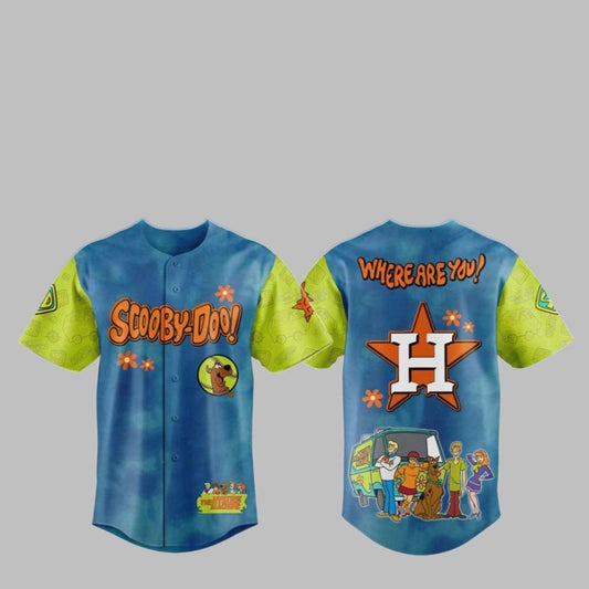 2025 Astros Scooby-Doo Baseball Jersey - Grishko.com T-Shirts, Hoodie, Sweatshirt | WearSparks.com (Image 1)