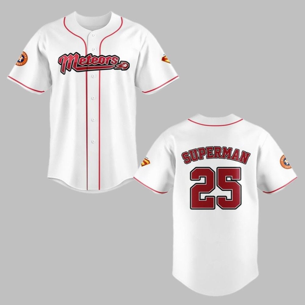 2025 Astros Superman Night Metropolis Meteors Jersey - Grishko.com T-Shirts, Hoodie, Sweatshirt | WearSparks.com (Image 1)