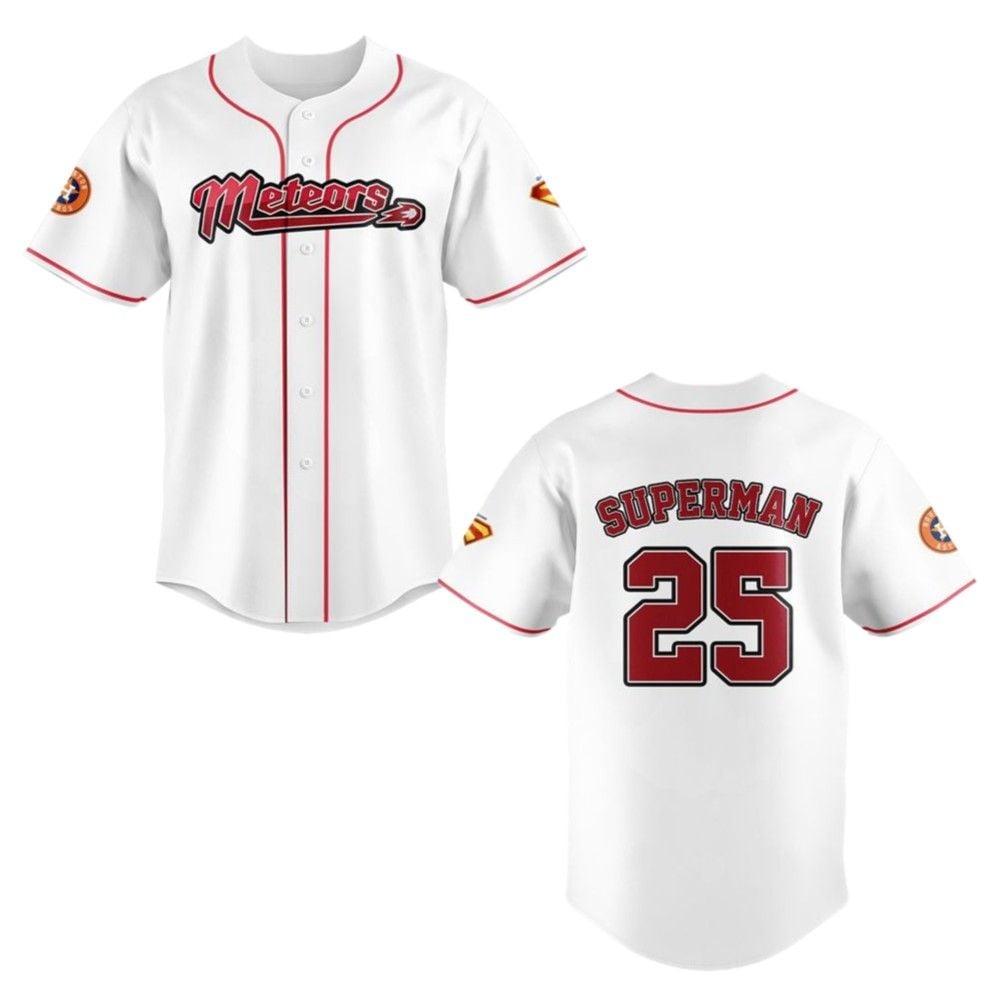 2025 Astros Superman Night Metropolis Meteors Jersey - Grishko.com T-Shirts, Hoodie, Sweatshirt | WearSparks.com (Image 2)