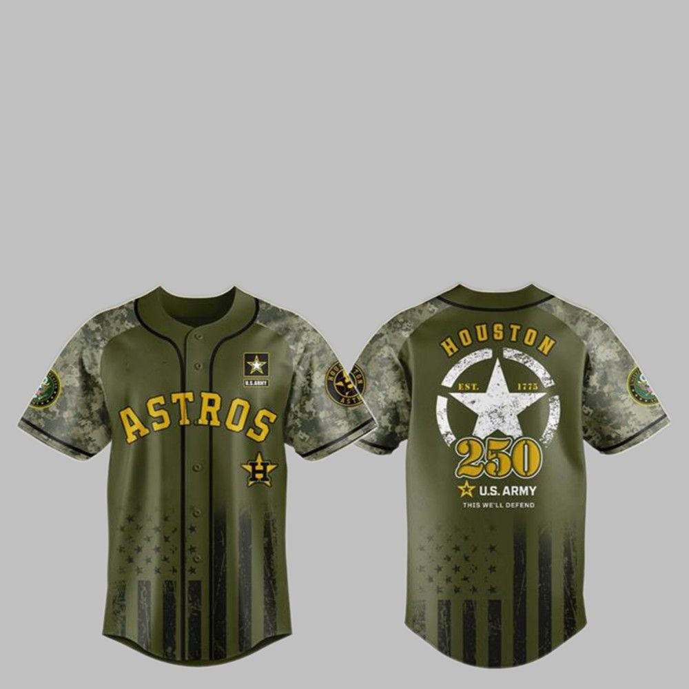 2025 Astros US ARMY 250th Birthday Baseball Jersey - Grishko.com T-Shirts, Hoodie, Sweatshirt | WearSparks.com (Image 1)