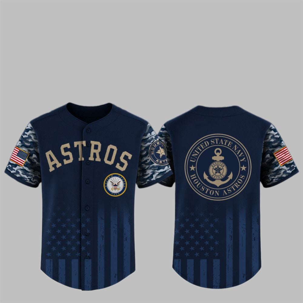 2025 Astros US Navy Appreciation Night Jersey - Grishko.com T-Shirts, Hoodie, Sweatshirt | WearSparks.com (Image 1)