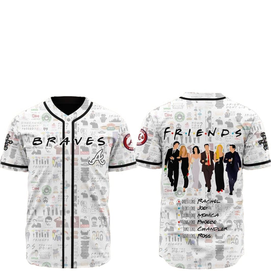 2025 Atlanta Braves Friends Baseball Jersey - Grishko.com T-Shirts, Hoodie, Sweatshirt | WearSparks.com