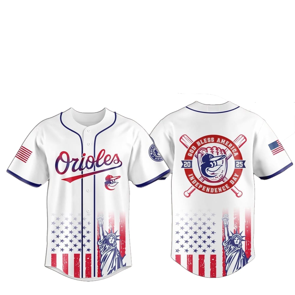 2025 Baltimore Orioles 4th Of July Independence Day Jersey - Grishko.com T-Shirts, Hoodie, Sweatshirt (Image 1)