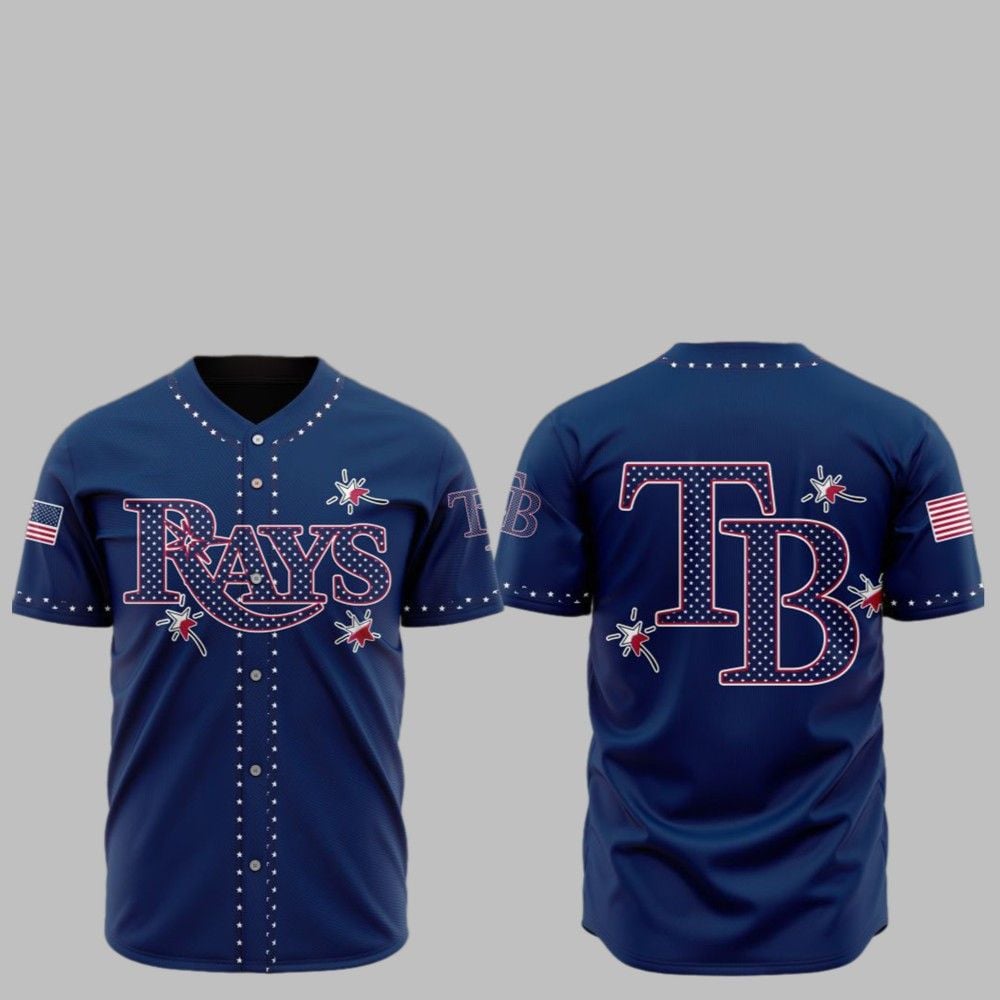 2025 Bay Rays Happy Independence Day Baseball Jersey - Grishko.com T-Shirts, Hoodie, Sweatshirt | WearSparks.com (Image 1)