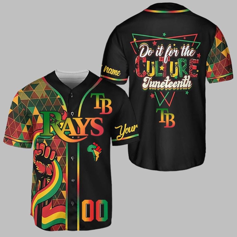 2025 Bay Rays Juneteenth Day Jersey - Grishko.com T-Shirts, Hoodie, Sweatshirt | WearSparks.com (Image 1)