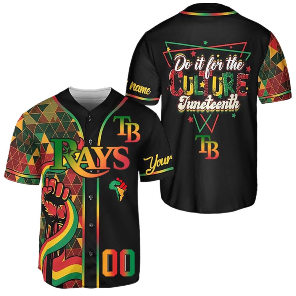 2025 Bay Rays Juneteenth Day Jersey - Grishko.com T-Shirts, Hoodie, Sweatshirt | WearSparks.com (Image 2)