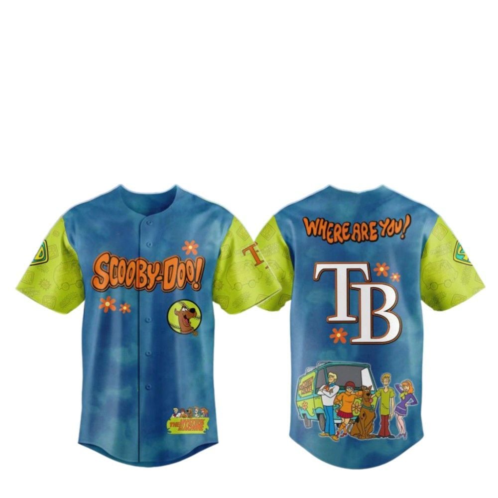 2025 Bay Rays Scooby-Doo Baseball Jersey - Grishko.com T-Shirts, Hoodie, Sweatshirt | WearSparks.com (Image 2)