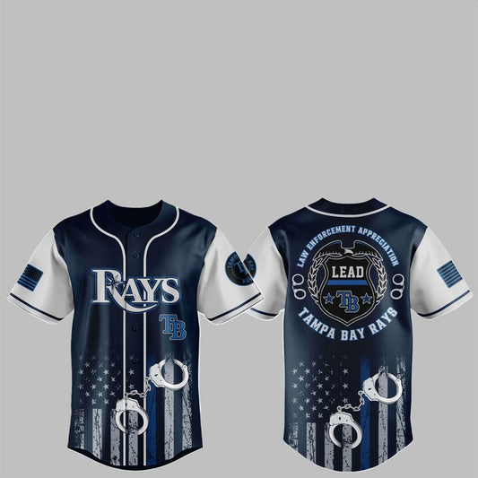 2025 Bay Rays x Law Enforcement Appreciation Day Jersey - Grishko.com T-Shirts, Hoodie, Sweatshirt | WearSparks.com (Image 1)