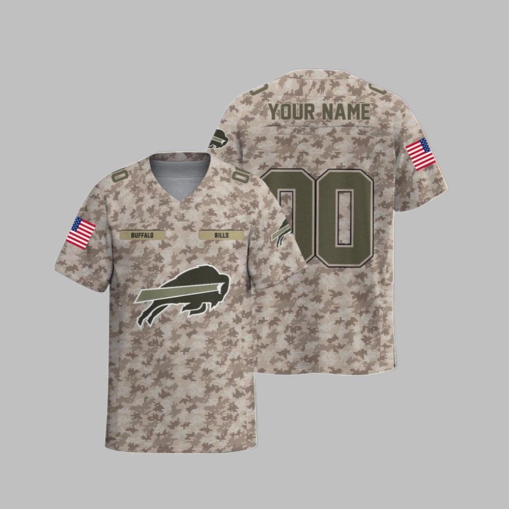 2025 Bills Veterans Day Jersey - Grishko.com T-Shirts, Hoodie, Sweatshirt | WearSparks.com (Image 1)