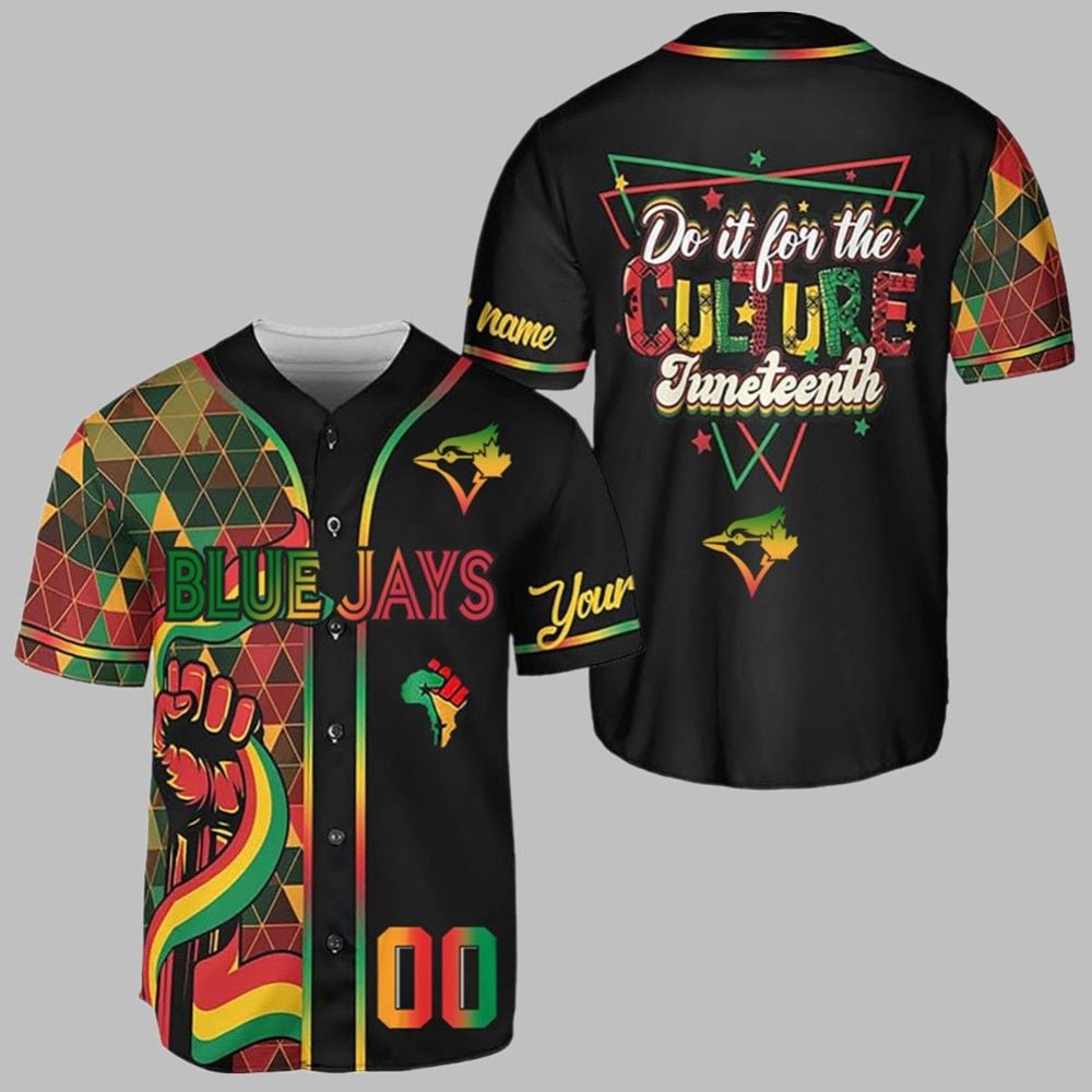 2025 Blue Jays Juneteenth Day Jersey - Grishko.com T-Shirts, Hoodie, Sweatshirt | WearSparks.com (Image 1)