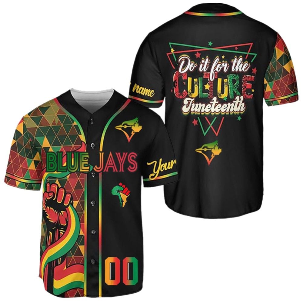 2025 Blue Jays Juneteenth Day Jersey - Grishko.com T-Shirts, Hoodie, Sweatshirt | WearSparks.com (Image 2)
