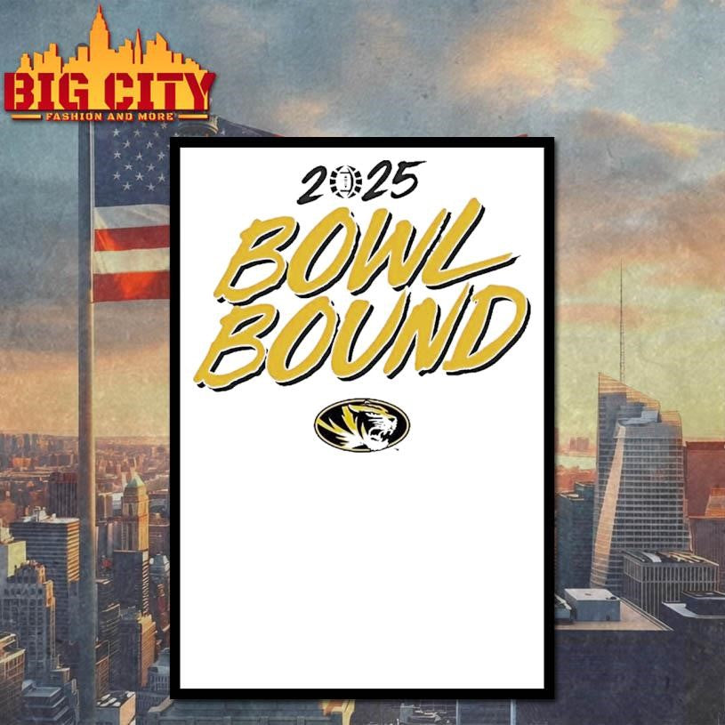 2025 Bowl Bound Mizzou Football Shirt