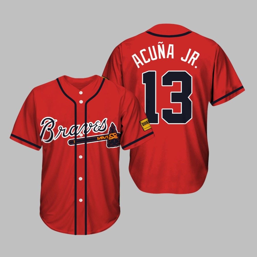 Braves Ronald Acuña Jr #13 Jersey - Grishko.com T-Shirts, Hoodie, Sweatshirt | WearSparks.com (Image 1)
