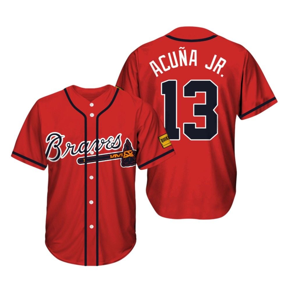 Braves Ronald Acuña Jr #13 Jersey - Grishko.com T-Shirts, Hoodie, Sweatshirt | WearSparks.com (Image 2)