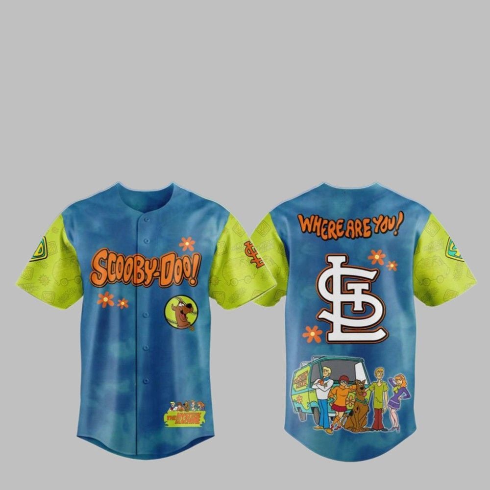 2025 Cardinals Scooby-Doo Baseball Jersey - Grishko.com T-Shirts, Hoodie, Sweatshirt | WearSparks.com (Image 1)