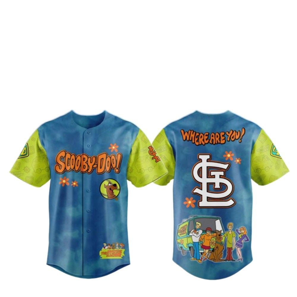 2025 Cardinals Scooby-Doo Baseball Jersey - Grishko.com T-Shirts, Hoodie, Sweatshirt | WearSparks.com (Image 2)