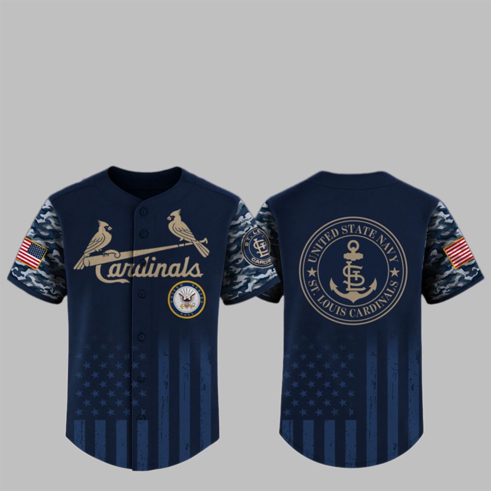 2025 Cardinals US Navy Appreciation Night Jersey - Grishko.com T-Shirts, Hoodie, Sweatshirt | WearSparks.com (Image 1)