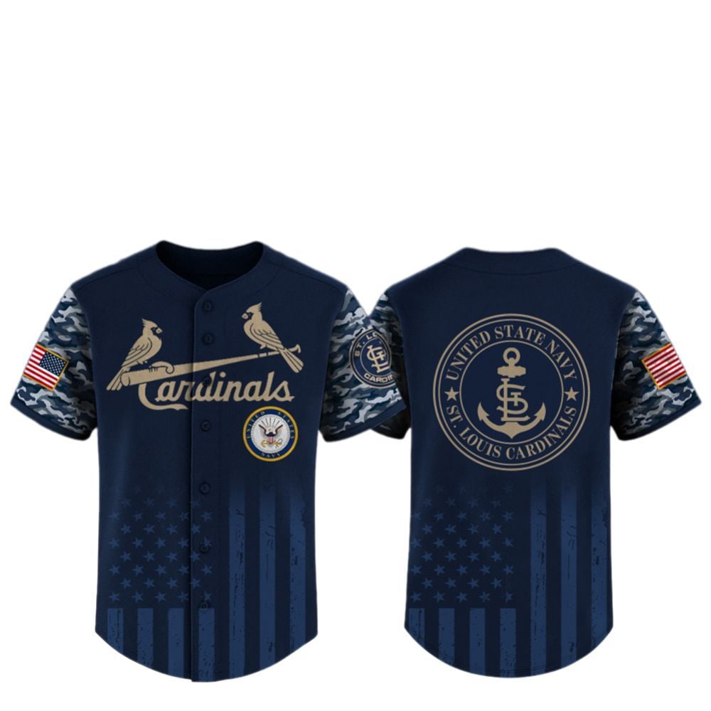 2025 Cardinals US Navy Appreciation Night Jersey - Grishko.com T-Shirts, Hoodie, Sweatshirt | WearSparks.com (Image 2)