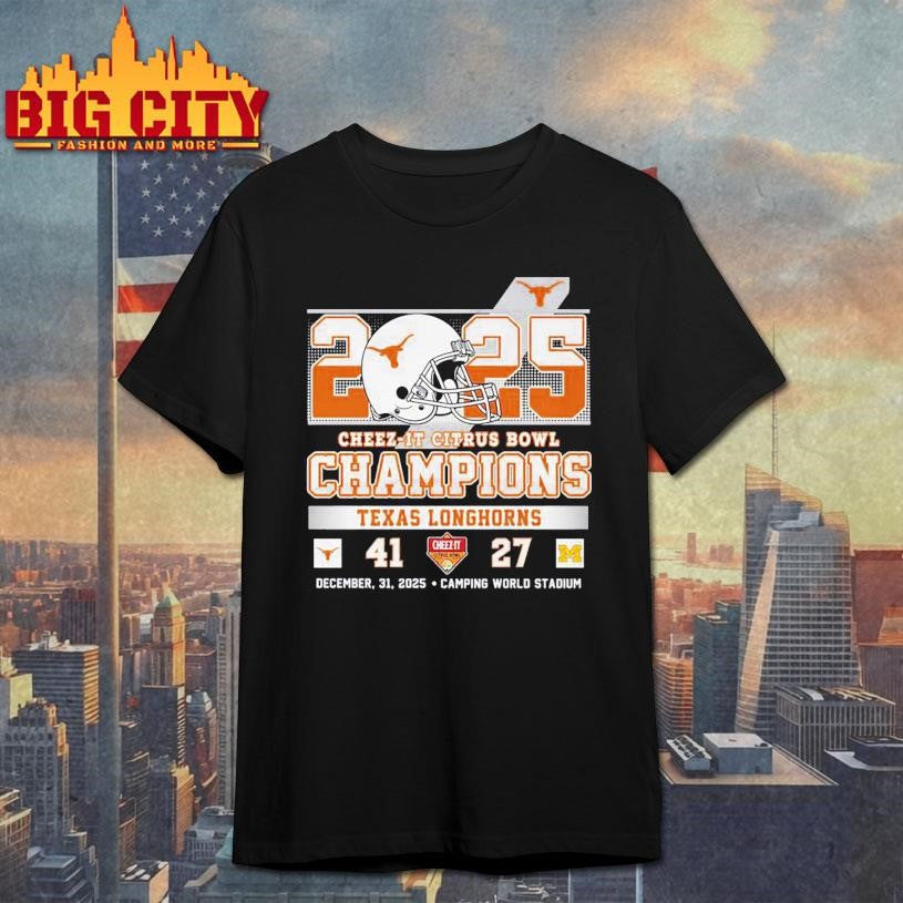 2025 Cheez-it Citrus Bowl Champions Texas Longhorns Vintage Shirt
