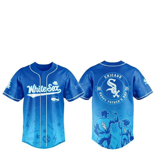 2025 Chicago White Sox Happy Father Day Baseball Jersey Combo - Grishko.com T-Shirts, Hoodie, Sweatshirt (Image 1)