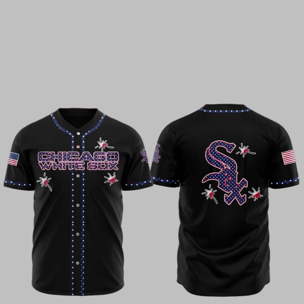 2025 Chicago White Sox Happy Independence Day Baseball Jersey - Grishko.com T-Shirts, Hoodie, Sweatshirt (Image 1)