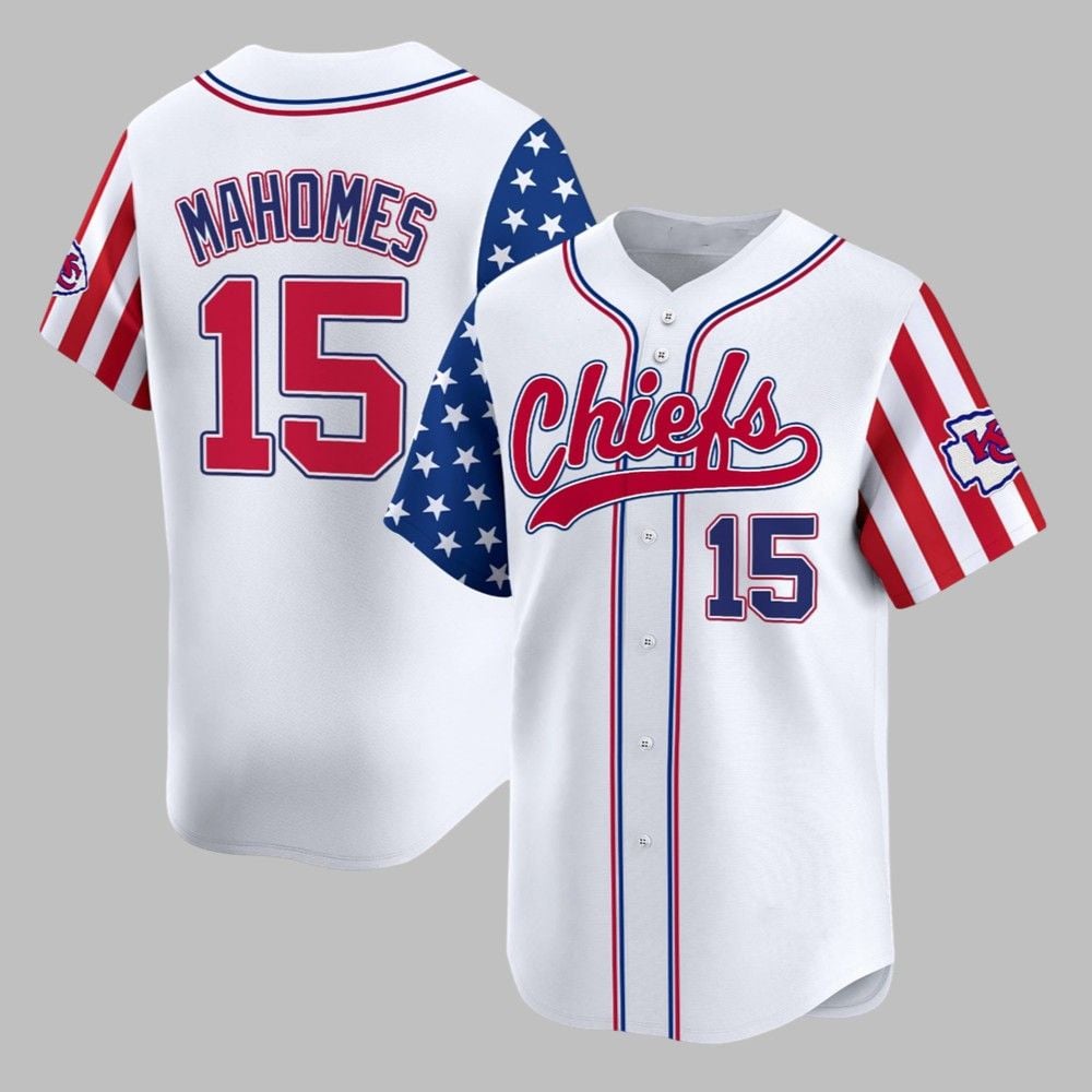 2025 Chiefs Mahomes Fouth Of July Jersey - Grishko.com T-Shirts, Hoodie, Sweatshirt | WearSparks.com (Image 1)