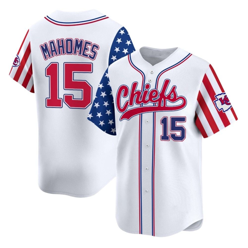 2025 Chiefs Mahomes Fouth Of July Jersey - Grishko.com T-Shirts, Hoodie, Sweatshirt | WearSparks.com (Image 2)
