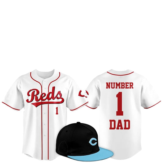 2025 Cincinnati Reds Father Day Number 1 Dad Baseball Jersey - Grishko.com T-Shirts, Hoodie, Sweatshirt | WearSparks.com