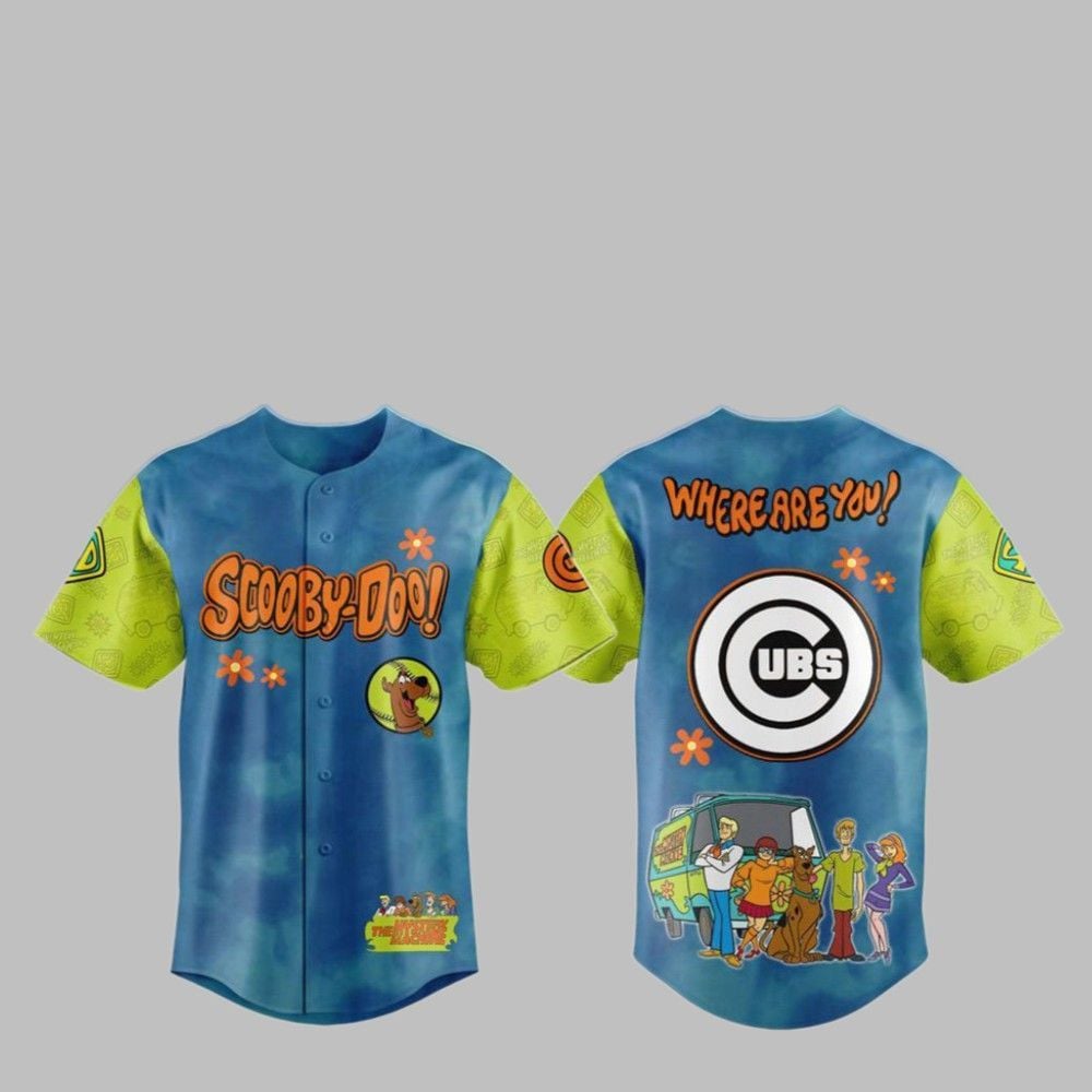 2025 Cubs Scooby-Doo Baseball Jersey - Grishko.com T-Shirts, Hoodie, Sweatshirt | WearSparks.com (Image 1)