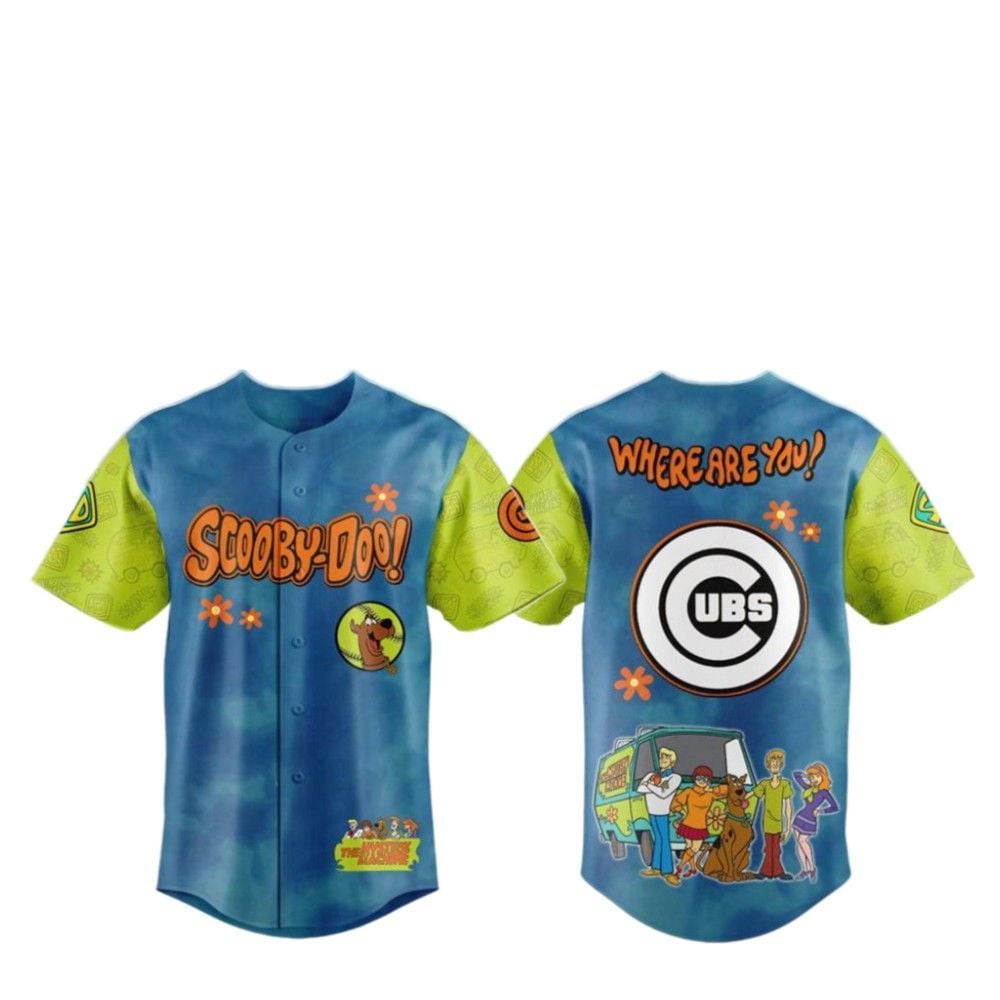 2025 Cubs Scooby-Doo Baseball Jersey - Grishko.com T-Shirts, Hoodie, Sweatshirt | WearSparks.com (Image 2)