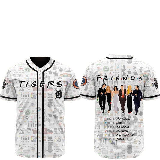 2025 Detroit Tigers Friends Baseball Jersey - Grishko.com T-Shirts, Hoodie, Sweatshirt | WearSparks.com