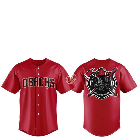 2025 Diamondbacks Firefighter Appreciation Night Jersey - Grishko.com T-Shirts, Hoodie, Sweatshirt | WearSparks.com (Image 1)