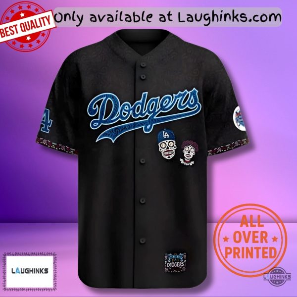 2025 Dodgers Dia De Los Muertos Baseball Jersey Shirt Giveaway 16 September