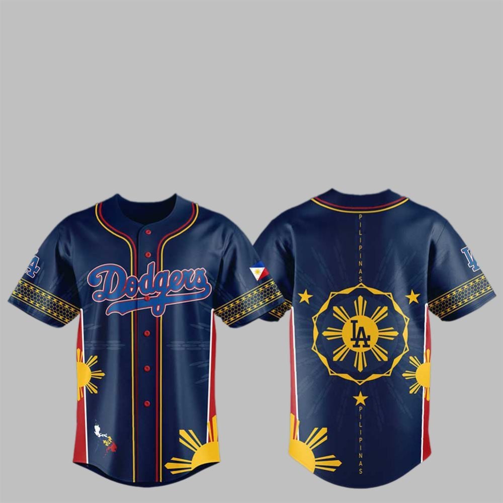 2025 Dodgers Filipino Heritage Night Jersey - Grishko.com T-Shirts, Hoodie, Sweatshirt | WearSparks.com (Image 1)