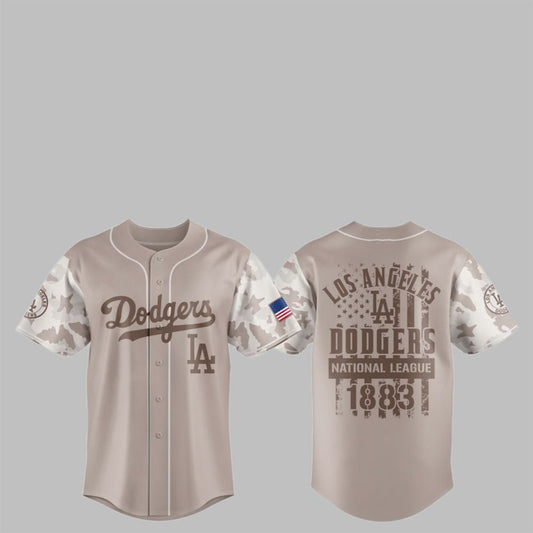 2025 LA Dodgers Military Appreciation Baseball Jersey - Grishko.com T-Shirts, Hoodie, Sweatshirt | WearSparks.com (Image 1)