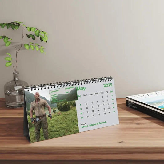 2025 Dwayne Johnson Desk Calendar | 2025 Desk Calendar | Dwayne Johnson | Movie Calendar | 2025 Calendar | The Rock |...