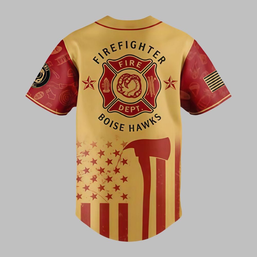 2025 Hawks Firefighter Appreciation Jersey - Grishko.com T-Shirts, Hoodie, Sweatshirt | WearSparks.com (Image 2)