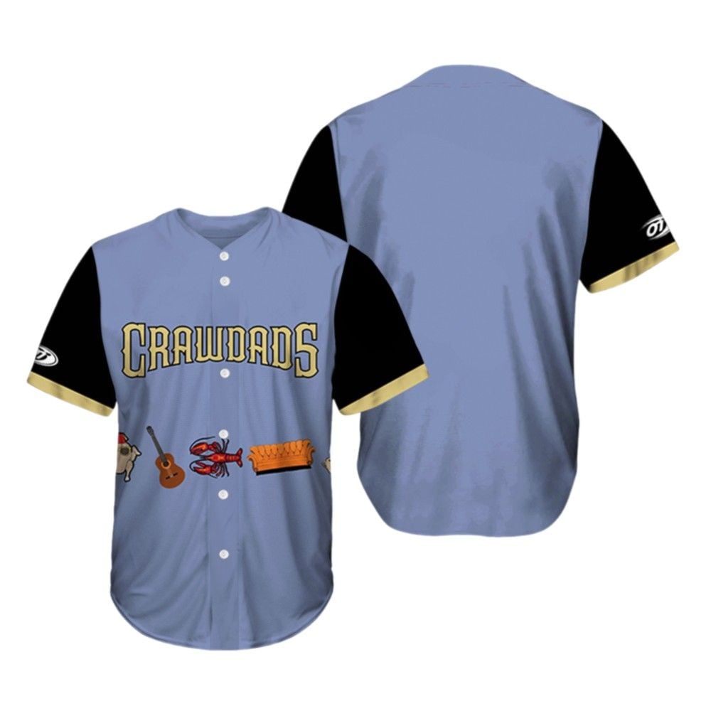 Hickory Crawdads Baseball Friends Day Night Jersey 2025 - Grishko.com T-Shirts, Hoodie, Sweatshirt | WearSparks.com (Image 2)