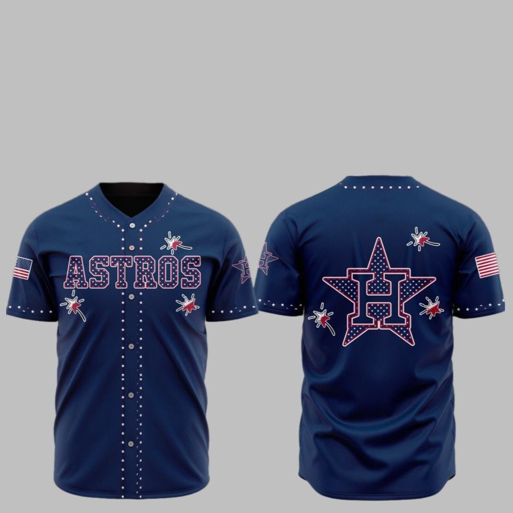 2025 Houston Astros Happy Independence Day Baseball Jersey - Grishko.com T-Shirts, Hoodie, Sweatshirt (Image 1)