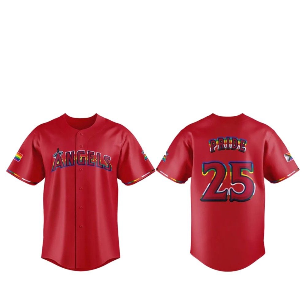 2025 LA Angels Pride Night Jersey - Grishko.com T-Shirts, Hoodie, Sweatshirt | WearSparks.com (Image 2)