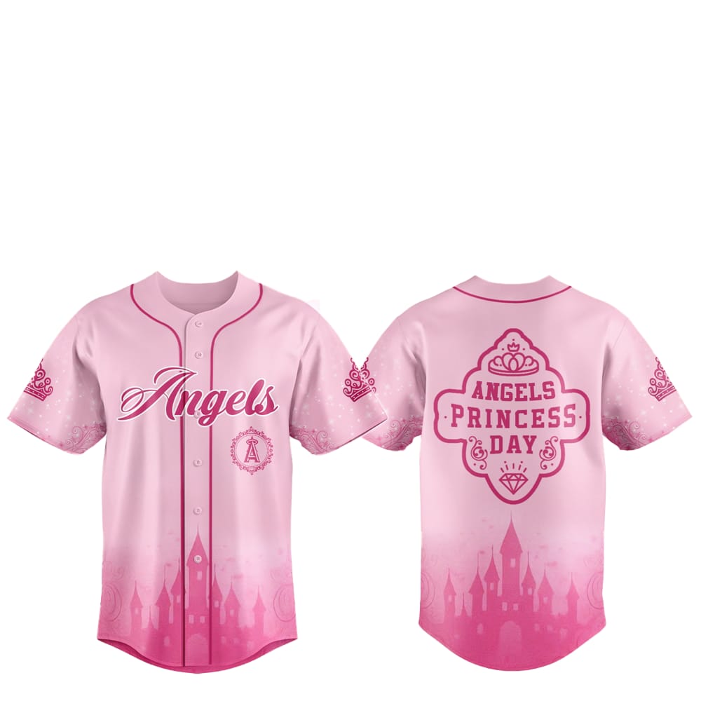 2025 LA Angels Princess Day Baseball Jersey - Grishko.com T-Shirts, Hoodie, Sweatshirt | WearSparks.com (Image 1)