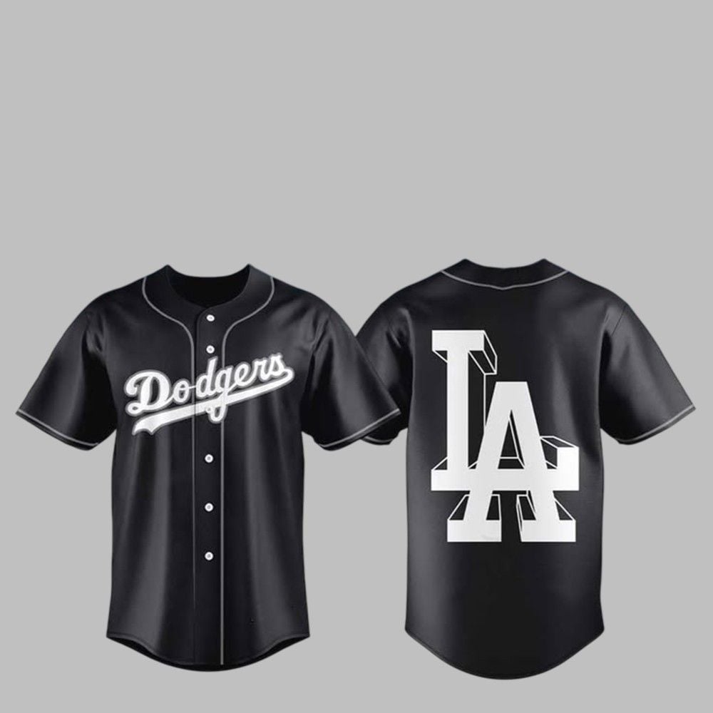 2025 LA Dodgers Black Lights Out Jersey - Grishko.com T-Shirts, Hoodie, Sweatshirt | WearSparks.com (Image 1)