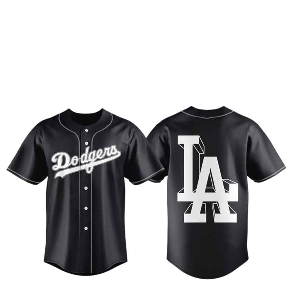 2025 LA Dodgers Black Lights Out Jersey - Grishko.com T-Shirts, Hoodie, Sweatshirt | WearSparks.com (Image 2)