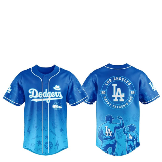 2025 LA Dodgers Happy Father Day Baseball Jersey Combo - Grishko.com T-Shirts, Hoodie, Sweatshirt | WearSparks.com (Image 1)