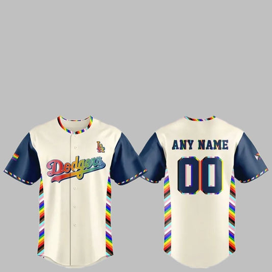 2025 LA Dodgers Happy Pride Jersey - Grishko.com T-Shirts, Hoodie, Sweatshirt | WearSparks.com (Image 1)