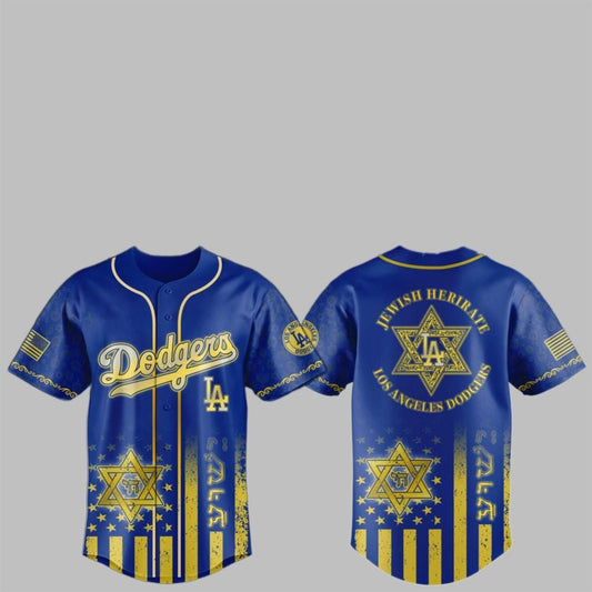 2025 LA Dodgers Jewish Heritage Night Jersey - Grishko.com T-Shirts, Hoodie, Sweatshirt | WearSparks.com (Image 1)
