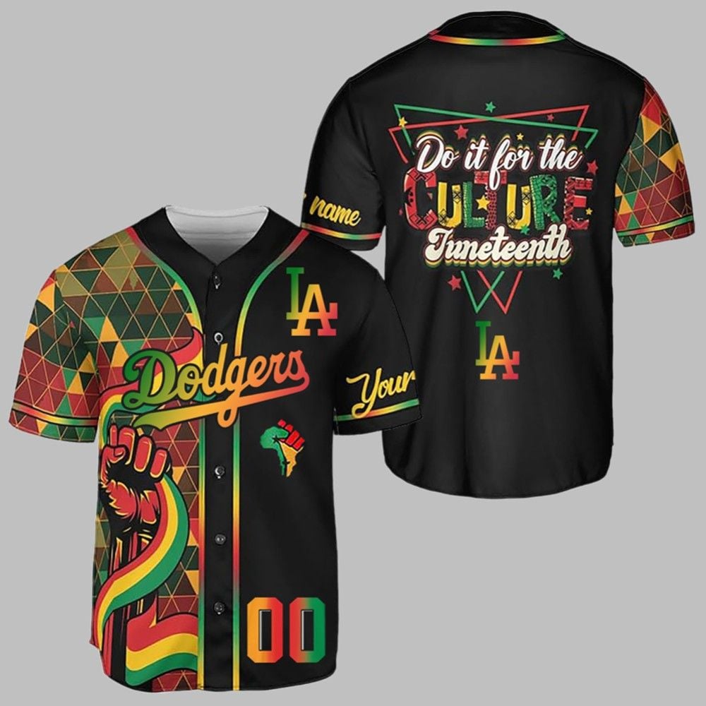 2025 LA Dodgers Juneteenth Day Jersey - Grishko.com T-Shirts, Hoodie, Sweatshirt | WearSparks.com (Image 1)