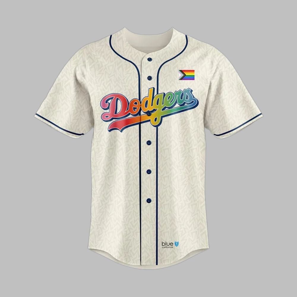 2025 LA Dodgers LGBTQ Pride Night Jersey - Grishko.com T-Shirts, Hoodie, Sweatshirt | WearSparks.com (Image 2)