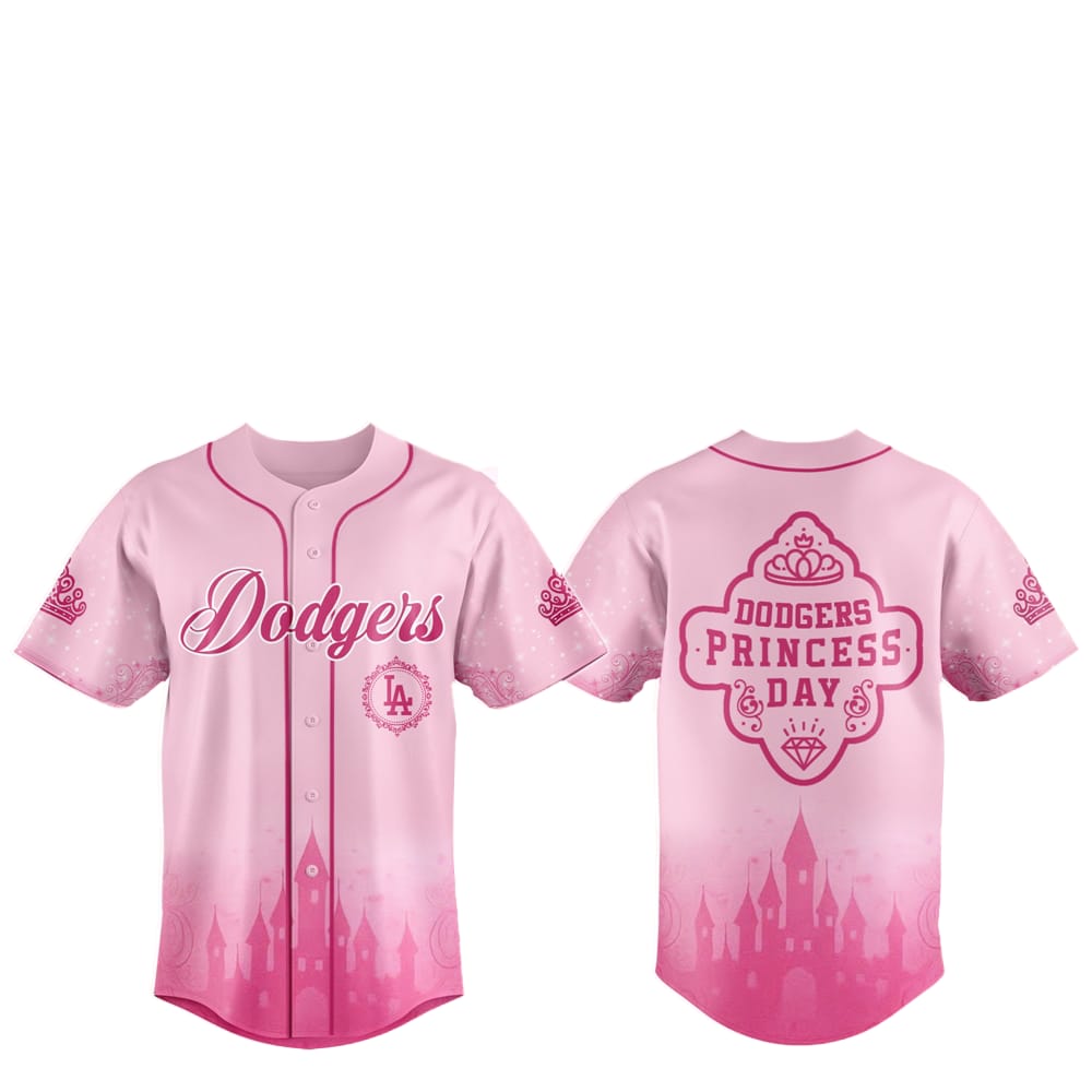 2025 LA Dodgers Princess Day Baseball Jersey - Grishko.com T-Shirts, Hoodie, Sweatshirt | WearSparks.com (Image 1)
