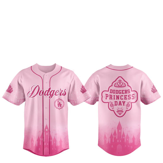 2025 LA Dodgers Princess Day Baseball Jersey - Grishko.com T-Shirts, Hoodie, Sweatshirt | WearSparks.com (Image 1)